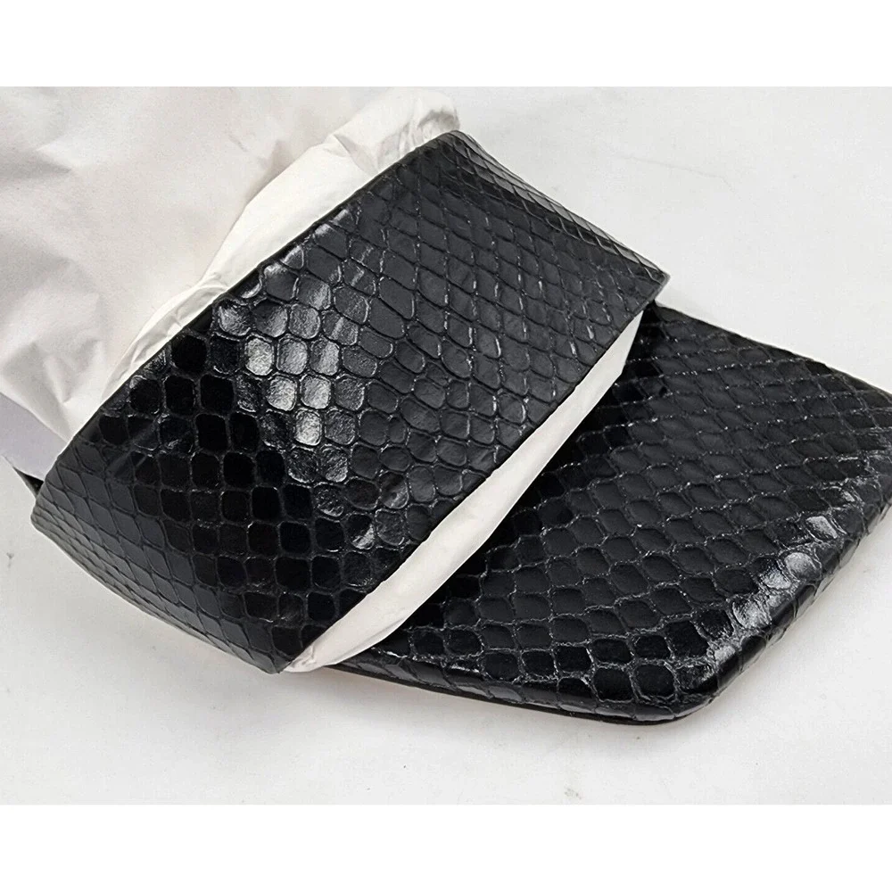 Cult Gaia Rene Cantilevered Sandals Women's 38.5 Black Iron Heel + - Picture 10 of 15